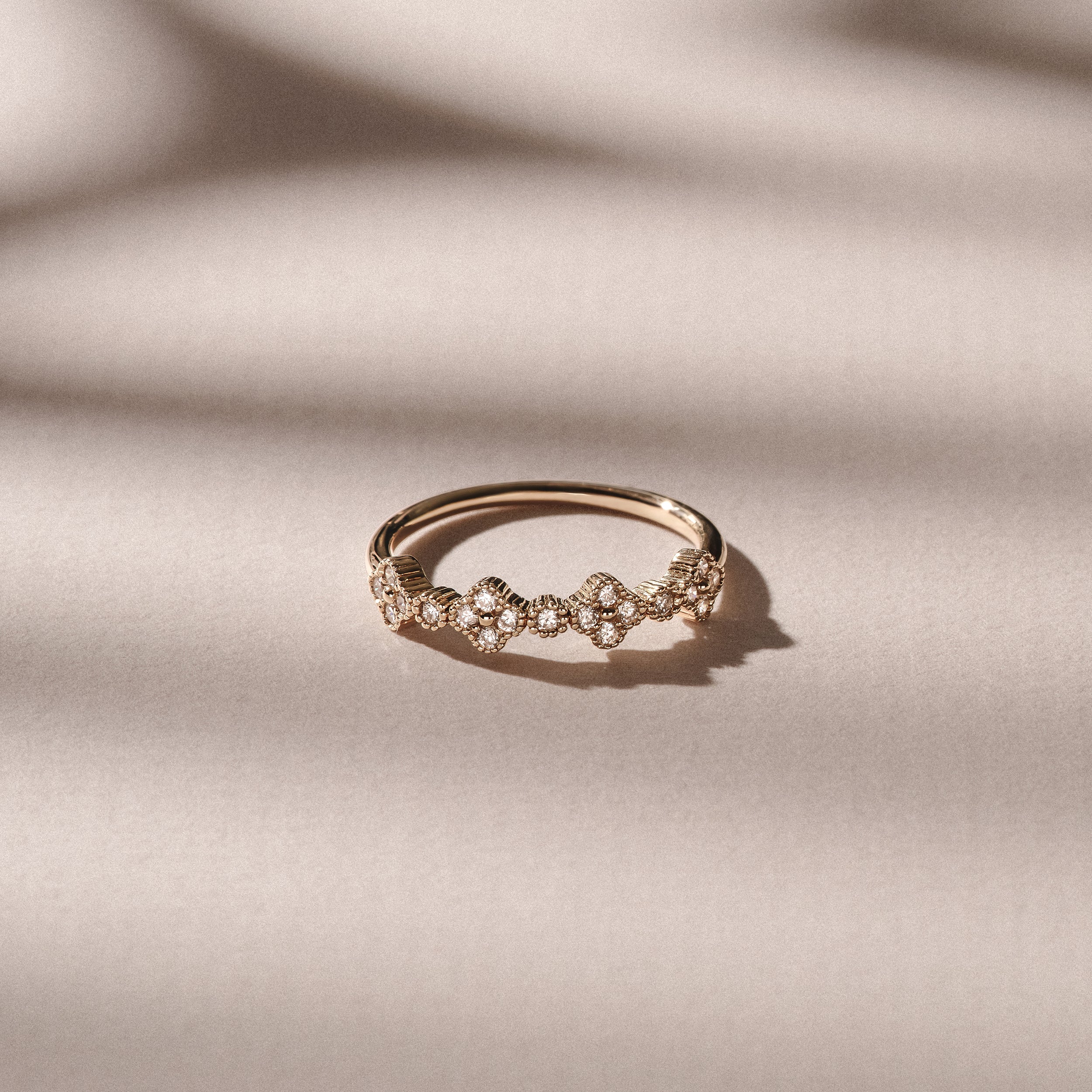 Alegria Lab Diamond Ring 0.27ct in 18k Gold Vermeil